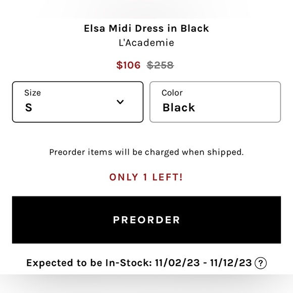 $258 L'ACADEMIE SLINKY MIDI DRESS REVOLVE HOUSE OF HARLOW CB AMANDA UPRICHARD - Picture 6 of 13